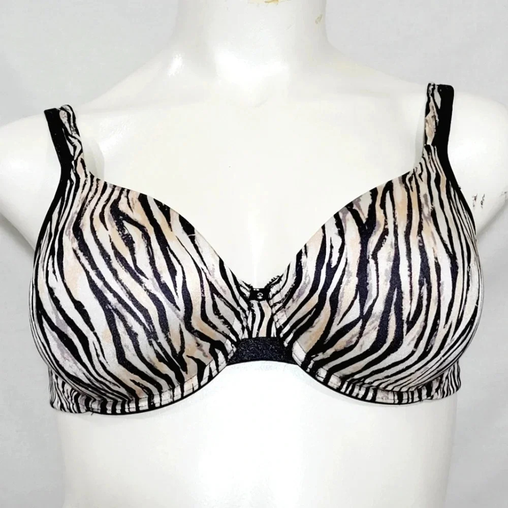 34D Vanity Fair 75338 Illumination Underwire‎ Bra Zebra